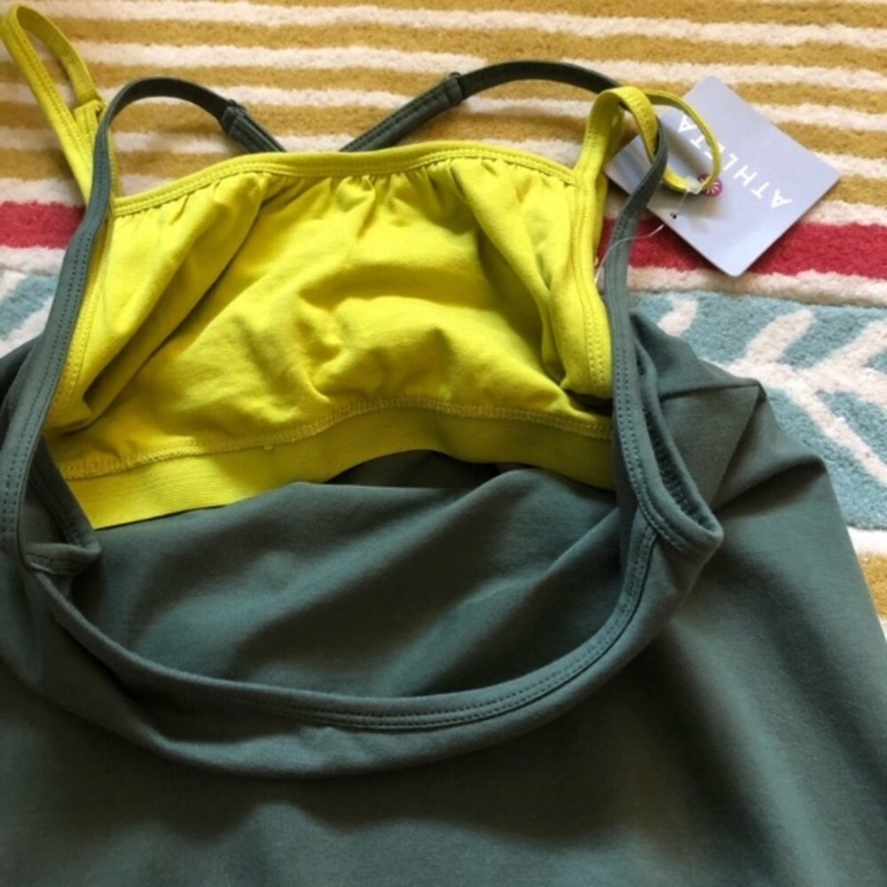 ATHLETA 2-Tone Organic Cotton Ribbed Tank - Picture 5 of 6